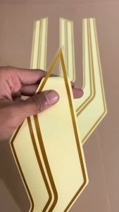 STRIPING STICKER Honda Cepek CB GL100 GL 100 K5 K5 Gold Emas Transparan Fullset