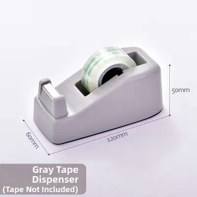 Large Size Transparent Tape Dispenser Desk Organizer Stationery Office Supplies Big Tape Cutter Holder Machine Small Tape Seat