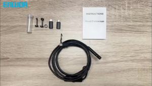 Camera Nội Soi Công Nghiệp 3 Trong 1 Loại C Chống Nước USB-C Có Đèn LED Để Kiểm Tra Đường Ống Tương Thích Với Điện Thoại IOS iPhone Android
