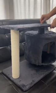 เสาลับเล็บแมวได้ คอนโดแมวหลังใหญ่หลายดีไซน์ วัสดุกำมะหยี่ คอนโดแมว สูง80-100cm แน่นไม่สั่น ตัวหนา condoแมว คอนโดแมวราคาถูก โครงปีนแมว คอนโดแมวใหญ่ ที่ลับเล็บแมว