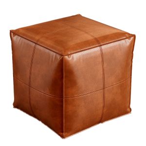 MEIZHUFU | Leather Storage Box for Clothes and Blankets Lazy Sofa Footstool