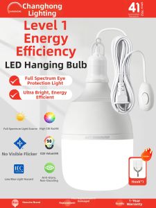 CHANGHONG | Socket Switch With Cord For LED E27 Bulbs Pendant Lamp