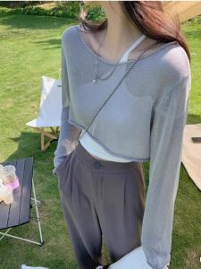 HUOLISI | Shoulder-bearing Ice Filament Sunproof Knitted Shirt