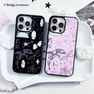 Original Little Dolphin Seafield Ipad Cover Cuteillustration Kpopins Style Suitable for  16promax Mobile Phone Case
