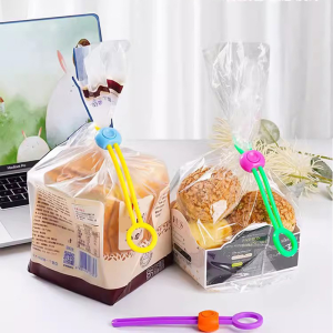 Dây Buộc Niêm Phong Miệng Túi Kẹp Niêm Phong Di Động Có Thể Treo Bằng Silicon