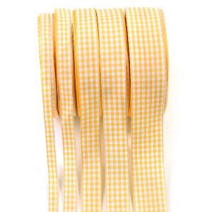 Ruy Băng Gingham 10 Thước Chất Liệu Polyester Họa Tiết Lưới Nhiều Kích Thước Dùng Trang Trí Đám Cưới Tiệc Tùng Giáng Sinh Gói Quà Trang Trí Nhà Cửa