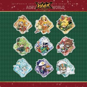 Acrylic Anime Cartoon Character Pendants Q Version Official Authentic Collectible Keychains And Badges for Otaku Fans