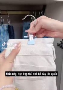 Móc Kẹp Đơn Treo Quần Áo Có Đầu Bọc Nhựa PVC Chống Trơn Tuột Móc Treo Đồ Chất Liệu Inox Không Gỉ Tiết Kiệm Diện Tích Đa Năng