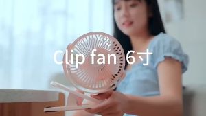 PENAWARAN KHUSUS Kipas angin clip-on 6 inci kipas angin LED mini yang dapat diisi ulang untuk kantor meja kamar tidur dan dapur 50000 mAh