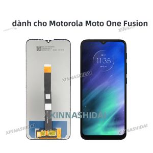 MỚI Màn Hình Cảm Ứng LCD Bộ Số Hóa Cho Motorola Moto One Fusion Chất Lượng Cao Màn Hình Điện Dung Sửa Chữa Một Phần Cho Điện Thoại Di Động