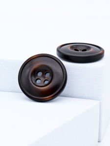 Retro Casual Fashion Buttons Deep Coffee Color High End Suit Buttons Sweater Coat Jacket Buttons Clothing Accessories