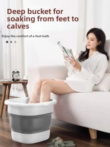 BAOJIAJING | Chậu Ngâm Chân Gập Đỡ Mát-xa Sức Khỏe Dùng Đến Cấp Gối