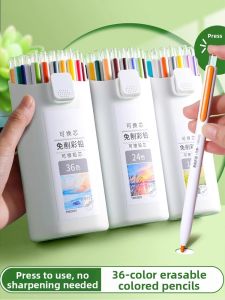 Xinbai | Automatic Erasable Non-sharpening Colored Pencils for Students Artists Beginners DIY Sketching Drawing Kit