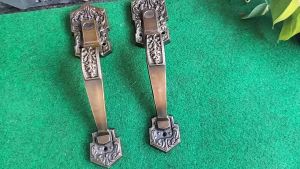 Handle Pintu Rumah Antik 29 cm Tarikan Pintu Handle Garas 2 pcs