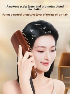 MAILEIDU | Massaging Hair Comb for Women Scalp Acupressure and Hair Follicle Stimulation