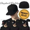 Topi Snapback Pria Buildup Polos Logo Bordiran Distro Caps Baseball Casual Import Luar Negri Korean Style Keren Bahan Flexibel Fashion Cowok Korea Kekinian Viral Terbaru Hip-hop street sport Outdoor Anti Panas Matahari. 