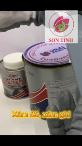 SƠN SẮT MẠ KẼM KHÔNG CẦN LÓT GALANT MÀU XÁM ghi 431 HARD TEX 2K - Bộ 1 Lít