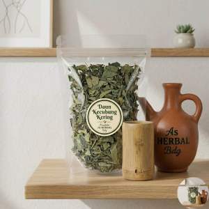 Daun kecubung kering asli 200 gram-az