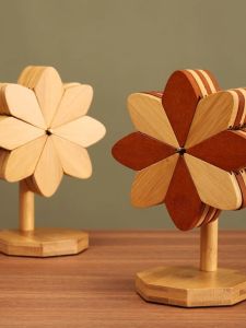 HUIJINGYUN | Creative Heat-Resistant Bamboo Windmill Placemat