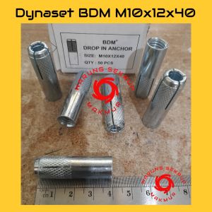 (5 pcs) Dynaset M10 / Dinaset 10mm / Drop In Anchor M10