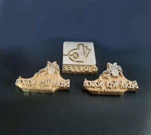 emboss coconut stamp stempel kelapa cake wood