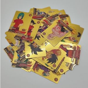 การ์ดดราก้อนบอลทองคำ ฉบับใหม่ ปี 2025 จำนวน 55 ใบ ฉบับภาษาอังกฤษ โกคู ซูเปอร์ไซย่า การ์ดฟอยล์ทอง