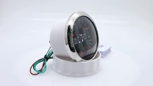 AD 4 In 1 Multifunction Gauge 85MM Fuel Pressure Measurement Oil Pressure Gauge Fuel Level Water Temp Meter Voltmeter with Alarm