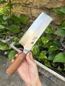 Dao thái thực phẩm hàng Nhật thép 3 lớp cán gỗ