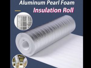 1 ROLL Aluminum Foil Insulation Roll 40cmx3m Heat Reflective Thermal Barrier Film for Attic Garage RV Windows