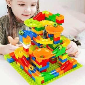 (HÀNG LOẠI 1) Xếp hình thông minh lắp ghép nhựa dẻo 50 chi tiết an toàn phát triển trí tuệ cho bé KÈM HỘP ĐỰNG