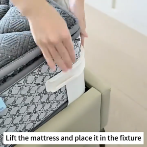 คลิปยึดผ้าปูที่นอน 4 ชิ้น ปรับได้ Heavy Duty พกพาสะดวก กันลื่น มองไม่เห็น ยึดผ้านวมแน่น