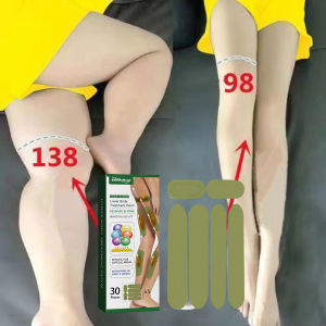 Wormwood Leg Lift Sticker massage fat burner leg Plasters Slimming Tape slimming product ubat kuruskan badan減肥產品瘦身艾灸贴