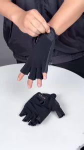 Găng tay Men Z1 thể thao nửa ngón nam nữ co dãn chống trượt khi đi xe đạp GSR [BẢO HÀNH 1 ĐỔI 1]