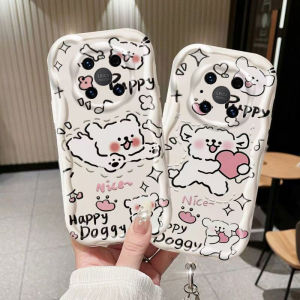 Applicable to Huawei Mate40pro Phone Case New Arrival Mate40e/EPro Cute Line Dog Cartoon Couple Protection Silicone Airbag Anti-Fall Shell Hello Kitty Stylish Men and Women Fashion Bracelet Funny