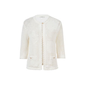 Retro Lace Hollow-out Knit Cardigan