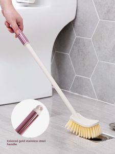 Jujiajia Bristle Long-Handled Brush Bathroom Wash Floor Brush Toilet Brush Floor Handy Gadget Tile Cleaning Brush