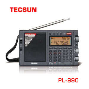Portable Tecsun/Desheng PL-990 Radio Bluetooth Card Insertion Lithium Battery Full Band Digital Tuning Radio from Mainland China