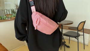 SEA YADOU  กระเป๋าสะพายข้างแมทช์ง่ายสีทึบกระเป๋าหน้าอกกระเป๋าสะพายไหล่ลำลอง   กระเป๋าคาดอก กระเป๋าคาดอก ผญ กระเป๋า คาดอก ผู้หญิง