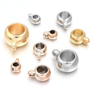 30-100pcs/lot 6/8/10/12/14/16mm CCB Big Hole Hang Beads Loose Spacer Bead For Jewelry Making DIY Necklace Bracelet Accessories