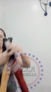 (ELLA SHOP) 30 inches straight handle with name tag silver backing umbrella high quality