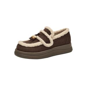 Josiny | Warm Lined Leisure Loafer Shoes