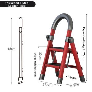 Foldable Indoor Multifunctional Thickened Anti-slip Stepladder