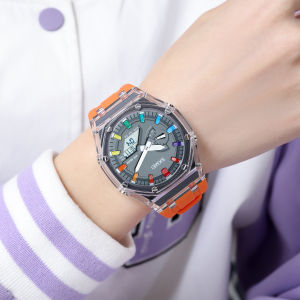 SKMEI นาฬิกาผู้ชาย กีฬาเอาทอร์ดอร์ 2100 กันน้ำ จอแสดงผลแอลอีดี