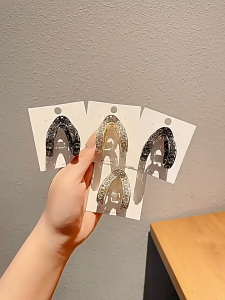 Jepit Rambut Korea Aksen Permata Jedai Wanita Elegan Jepitan Fashion Aksesoris HS JPT42