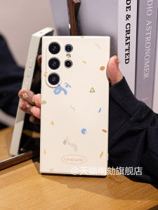 Liquid Silicone Phone Case for Samsung S25 Ultra S23 plus S24U S22 New Model Full Cover Anti-Fall Korean Style Simple Design