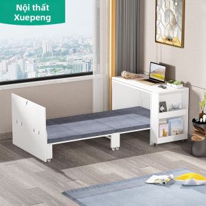 XUEPENG | Folding Hidden Bed Desk Integrated Corner Table for Small Apartments