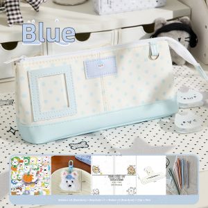 TONGHUI | Dots Large Capacity Aesthetic School Supplies Box