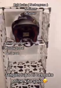 SHENAR Rak Buku Serbaguna Rak Minimalis Rak Portable Lemari Buku Tempat Buku Rak Buku Portable 5 Layer Rak Buku Single