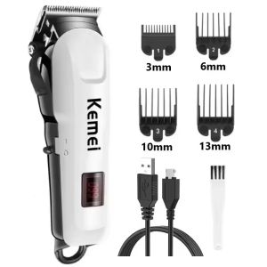 Kemei | Kemei Hair Clipper Or Blade Hair Cut Maching Wireless Trimmer Men Professional Clipper Machine Rechargeable Hair Cut Barber 809A