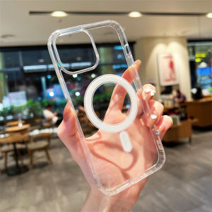Magnetic Phone Case For Samsung A56 5G A57 A55 S25 Ultra S26 Plus A54 A16 A17 A15 S24 S23 FE S22 A37 A36 A35 Soft Clear Covers